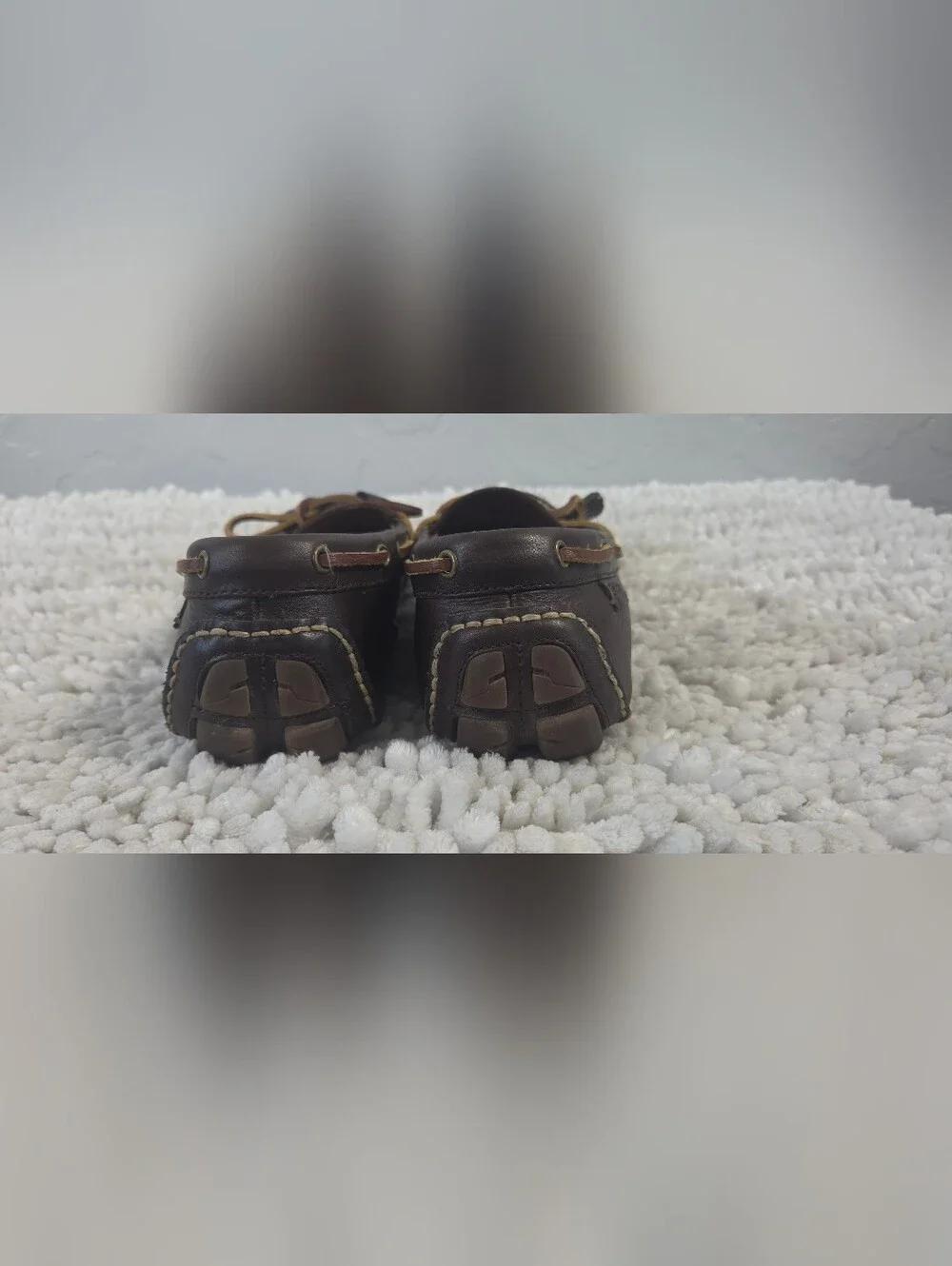 Polo Ralph Lauren Anders Loafers Men’s 7.5 Brown Leather Preppy Coastal Nautical